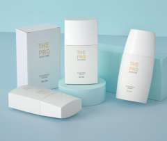 Small batch of square white pe30g isolation cream empty bottle cosmetic packaging material skin care packaging bottle