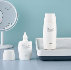 Small batch of square white pe30g isolation cream empty bottle cosmetic packaging material skin care packaging bottle