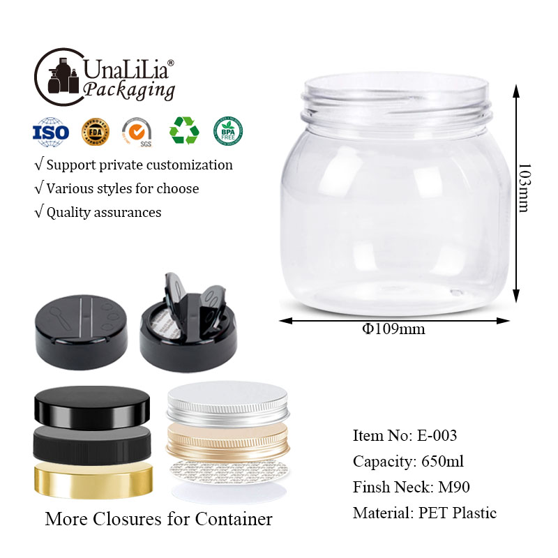650ML round jar