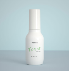 White PET plastic 150ml push lotion bottle water lotion essence packaging high-end cosmetic bottle