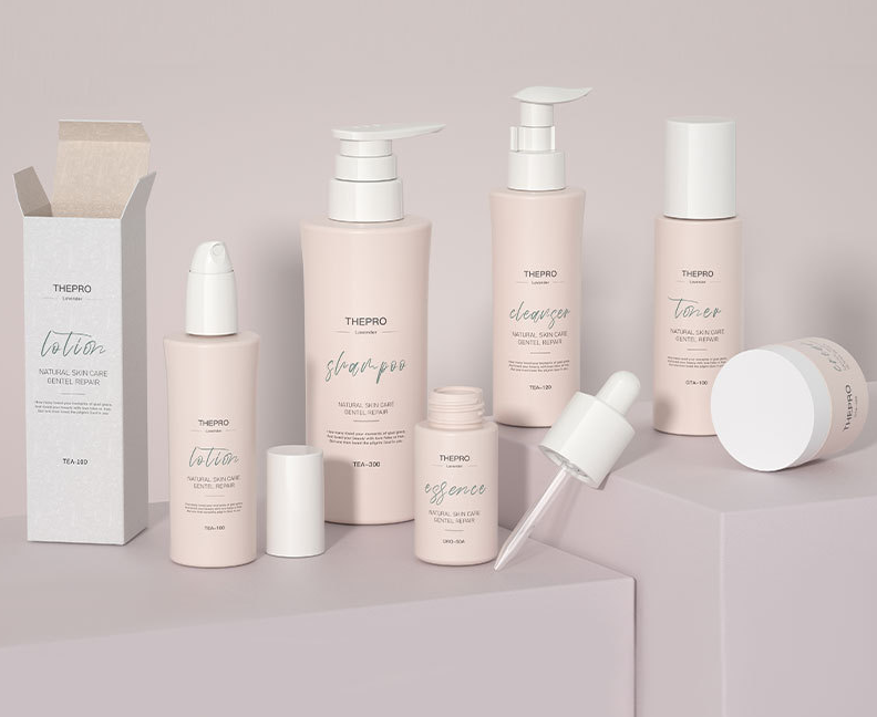 50ml essence bottle 100ml lotion bottle PET plastic 150ml press cosmetic packaging material 120ml bottle