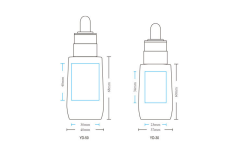 30ml,50ml PETG dropper bottle