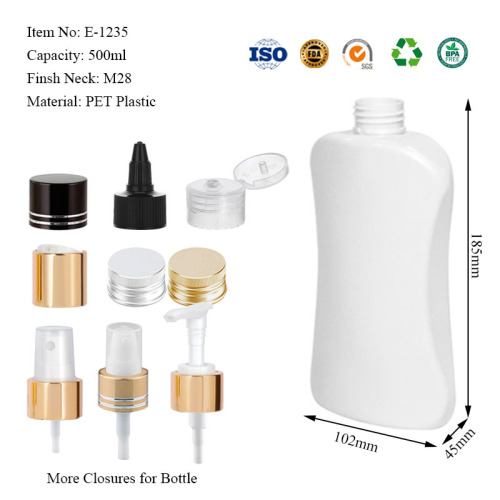 500ML flat bottle
