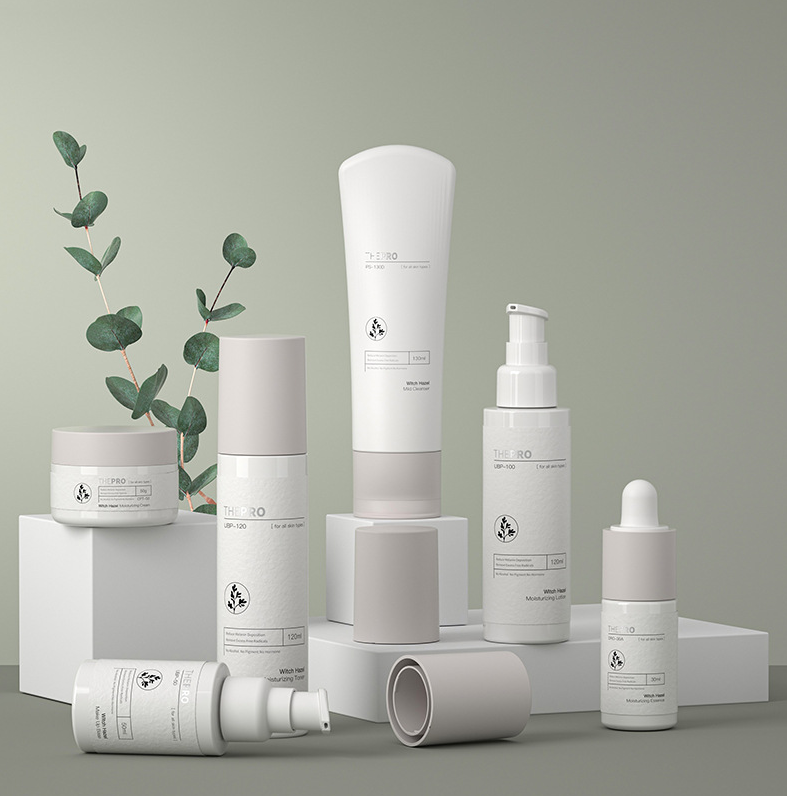 30ml dropper bottle 50g cream bottle 120ml facial cleanser hose spray 80ml plastic PET lotion bottle