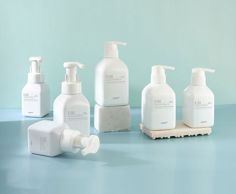 300ml shampoo bottle plastic PET press 400ml shower gel 500ml conditioner cosmetic packaging material