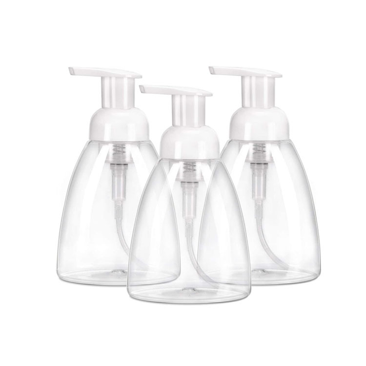 270ML foam soap oval flat bottle