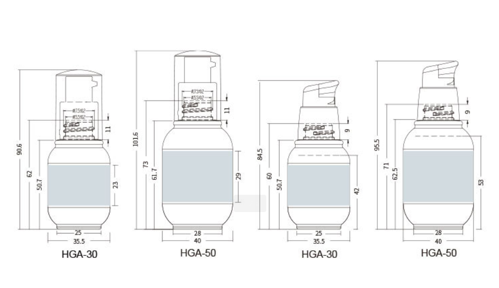 White PET plastic 150ml push lotion bottle water lotion essence packaging high-end cosmetic bottle