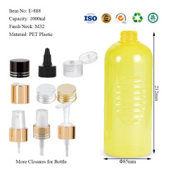 1000ML unique round bottle