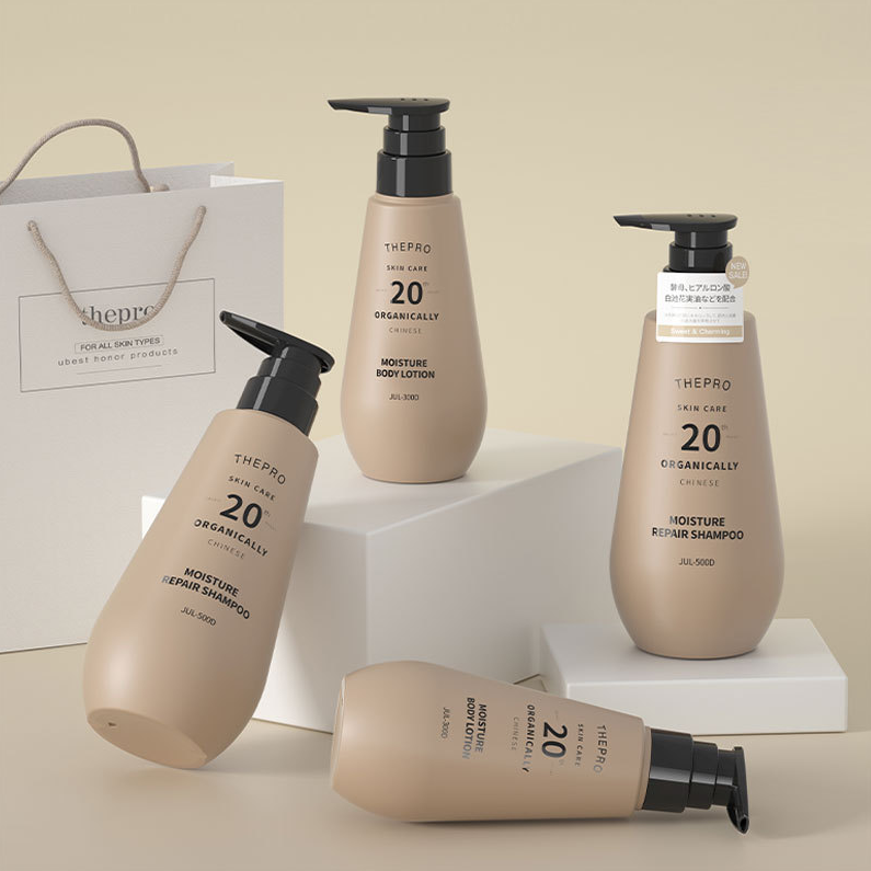 300ml,500ml PE Shampoo and Shower Gel Bottle