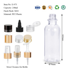 240ML ring-top round bottle
