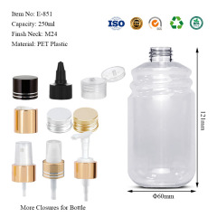 250ML thread round bottle