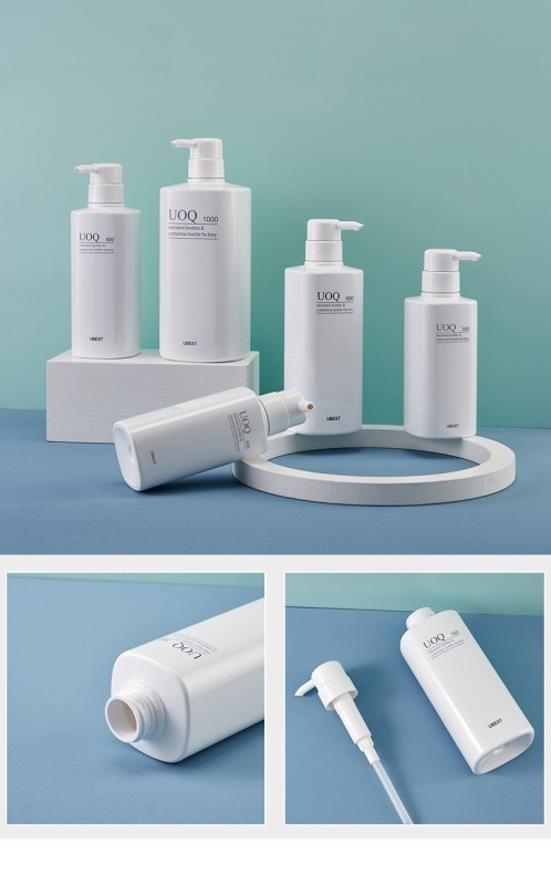 300ml,400ml,500ml,600ml,800ml,1000ml PET shampoo and shower gel bottle