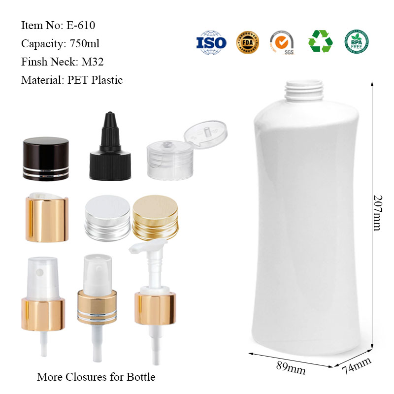 750ML unique bottle