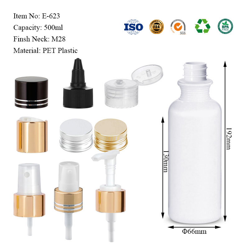 500ML unique round bottle