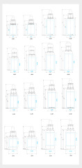 30ml,40ml,50ml,60ml PET dropper bottle