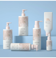 200ml,250ml,300ml,400ml,500ml PET shampoo and shower gel round bottle