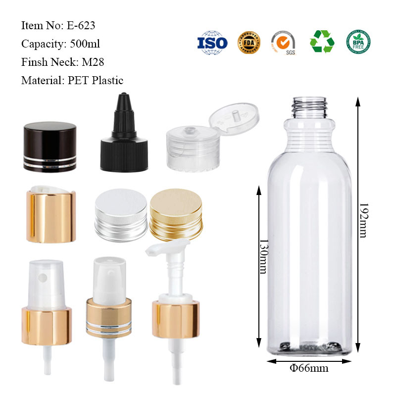 500ML unique round bottle