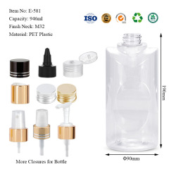 950ML unique round bottle