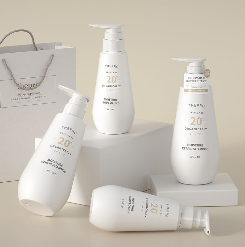 300ml,500ml PE Shampoo and Shower Gel Bottle