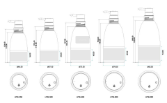 250ml,300ml,400ml,500ml,600ml PET cleaning bottle