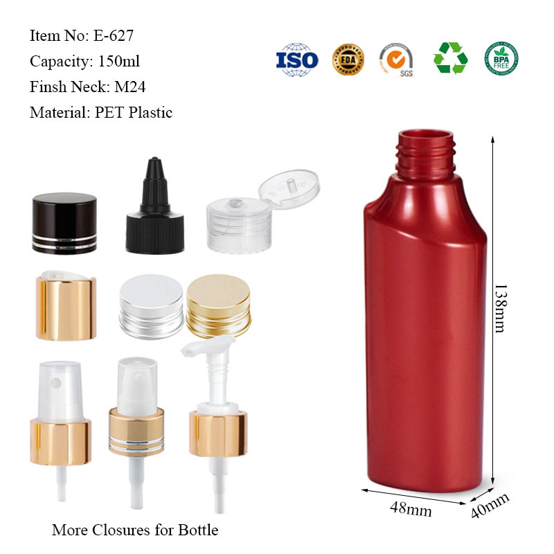 150ML unique oval bottle