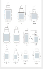 20ml,30ml,50ml PETG dropper bottle
