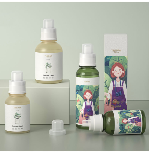 300ml,500ml PET Shampoo and Shower Gel Bottle