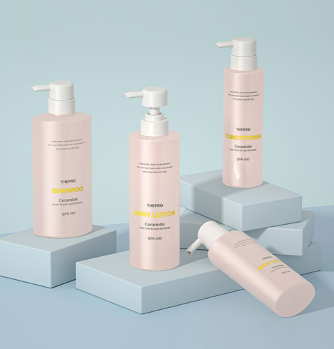 300ml,500ml PP Shampoo and Shower Gel Bottle