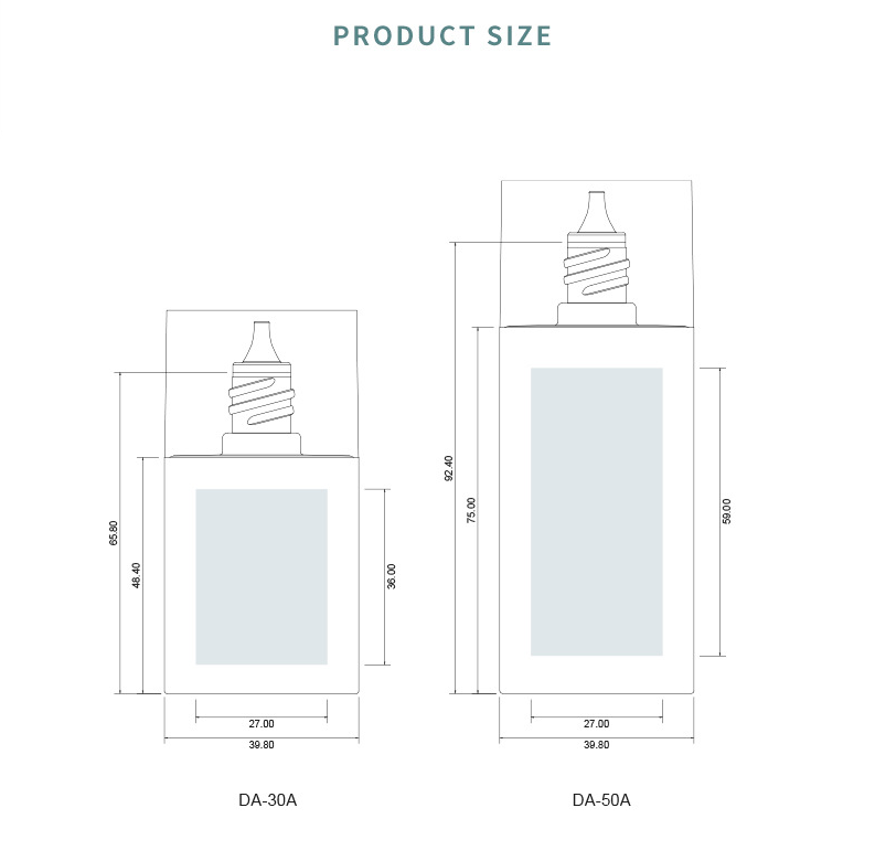 30ml,50ml PE sunscreen isolation cream bottle