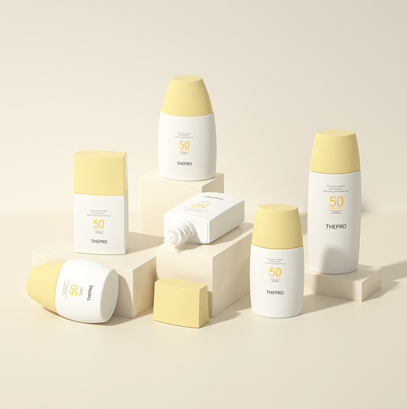 30ml,50ml PE sunscreen isolation cream bottle