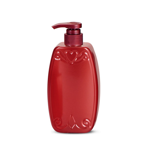 500ML convex edge flat bottle with figure