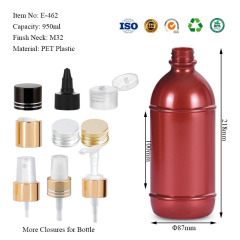 950ML ring-top round bottle