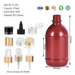 550ML ring-top round bottle