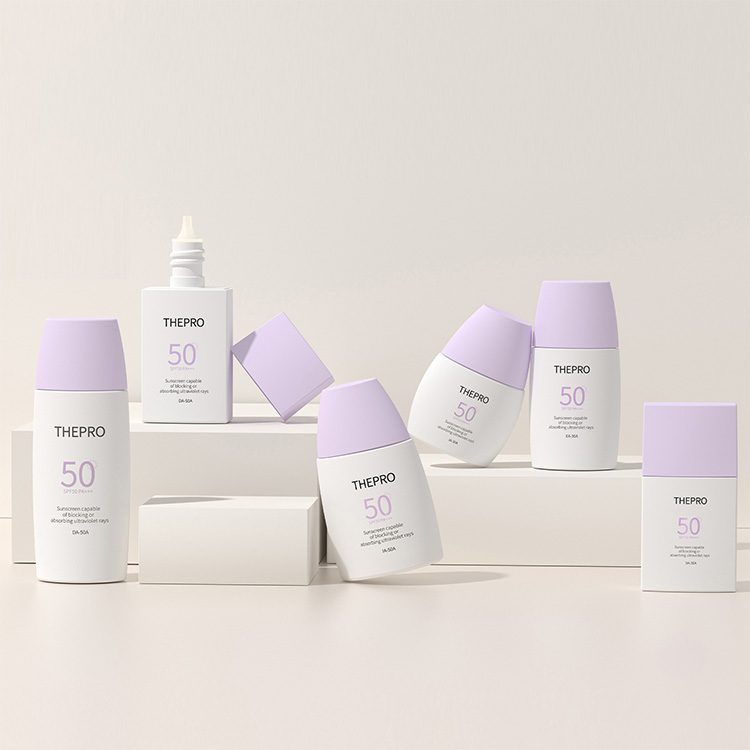 30ml,50ml PE sunscreen isolation cream bottle