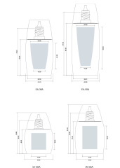 30ml,50ml PE sunscreen isolation cream bottle
