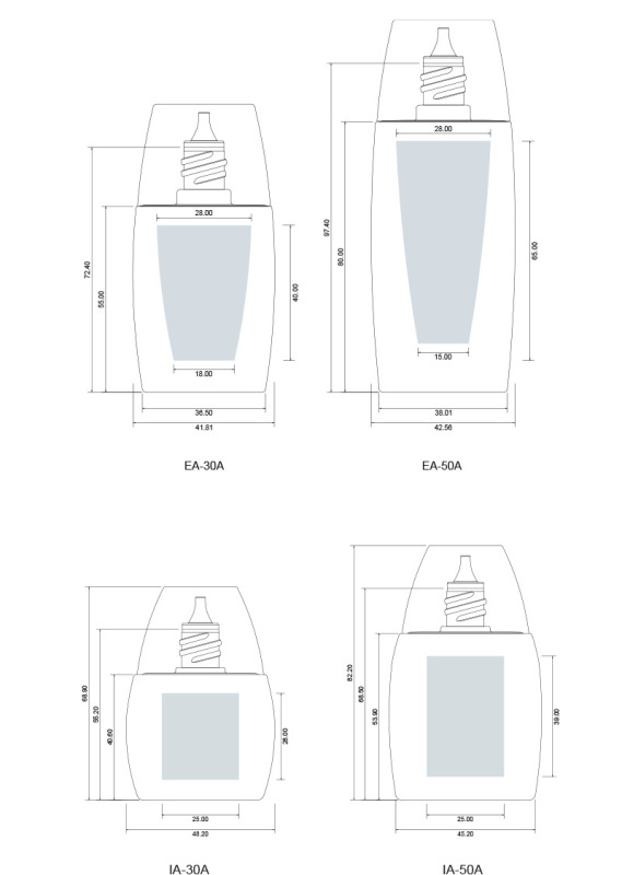 30ml,50ml PE sunscreen isolation cream bottle
