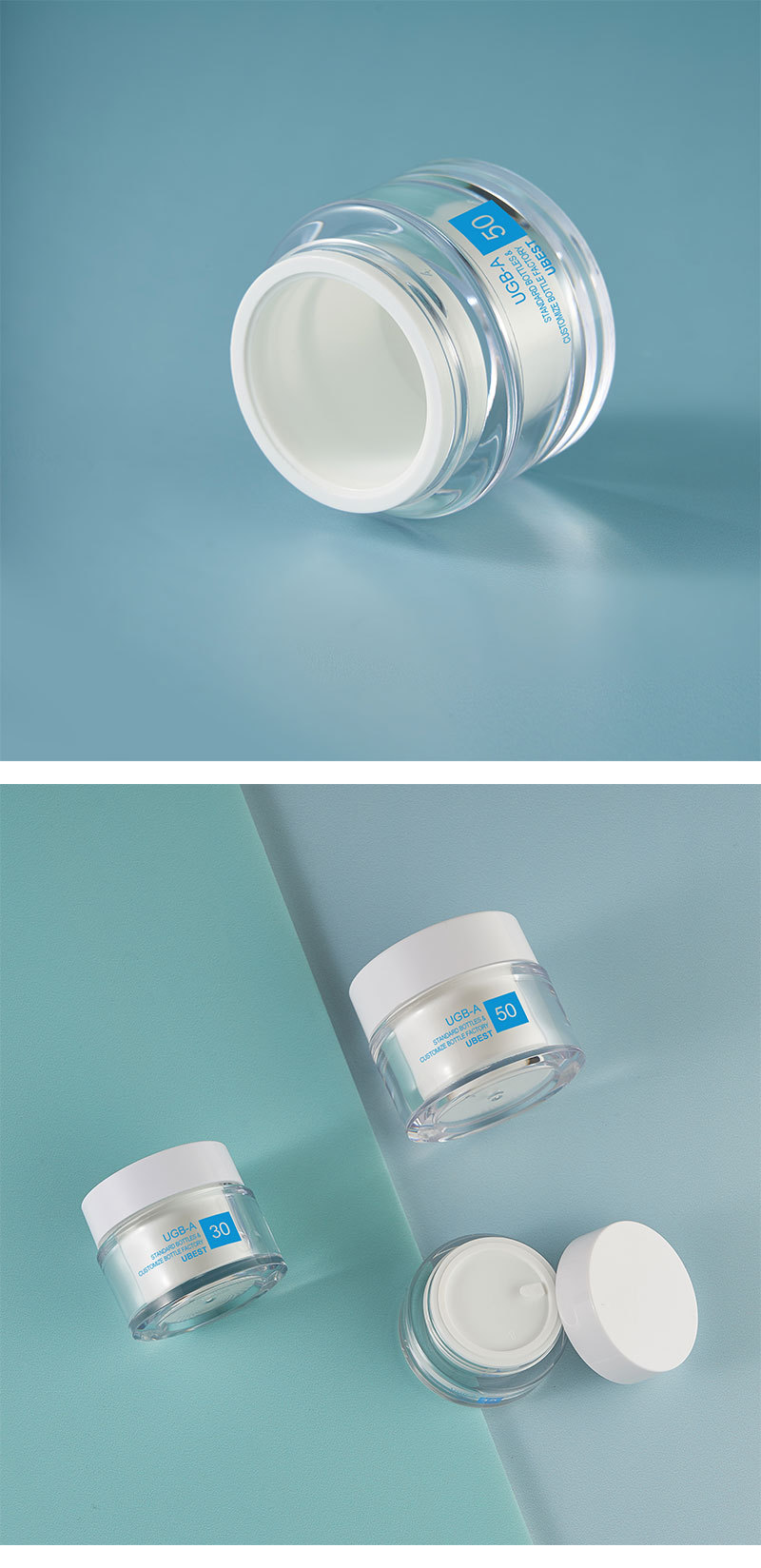 15g,30g,50g AS thick wall cream jar