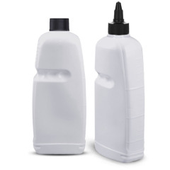 980ML unique flat bottle