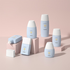30ml,50ml PE sunscreen isolation cream bottle