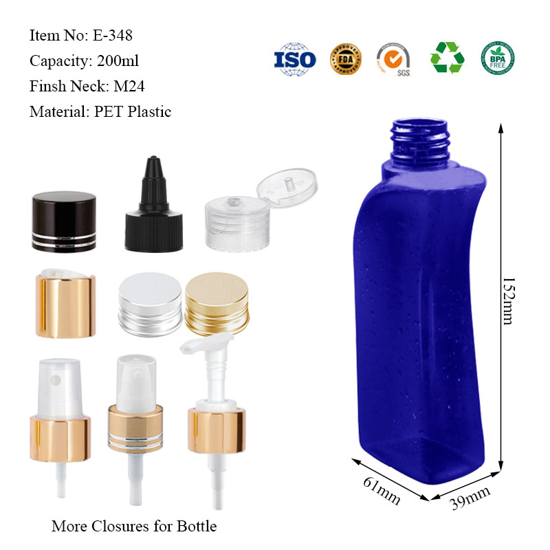 200ML trigger spray flat bottle