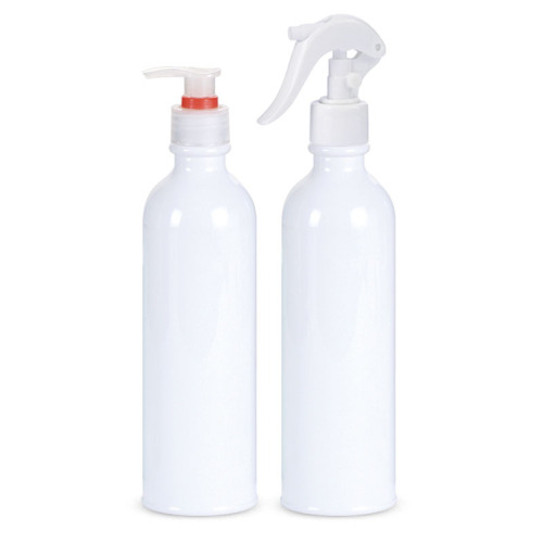 500ML ring-top convex-ring-bottom long neck cosme round bottle