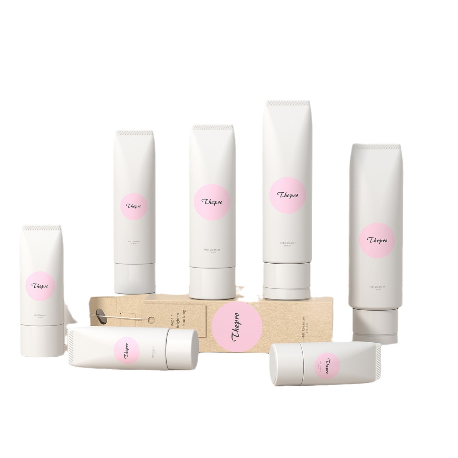 30ml,50ml,100ml,120ml,150ml,200ml PE lotion skin care series bottle