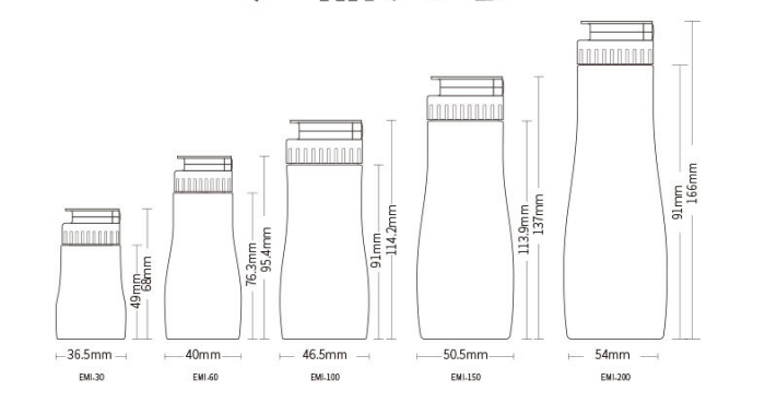 30ml,60m,100ml,150m,200ml PE Soft Tube