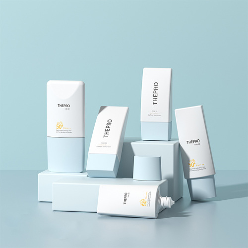 30ml,40ml,50ml PE sunscreen isolation cream bottle