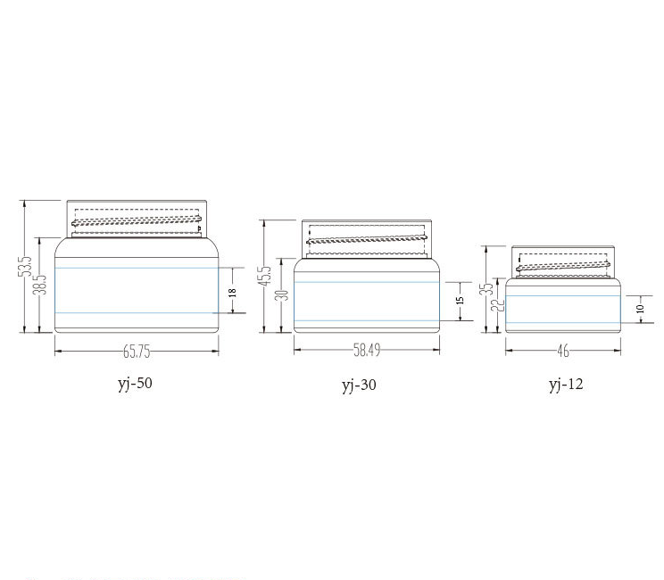 12g,30g,50g,30ml,50ml,60ml,80ml,100ml,120ml,150ml PETG cream jar lotion spray bottle