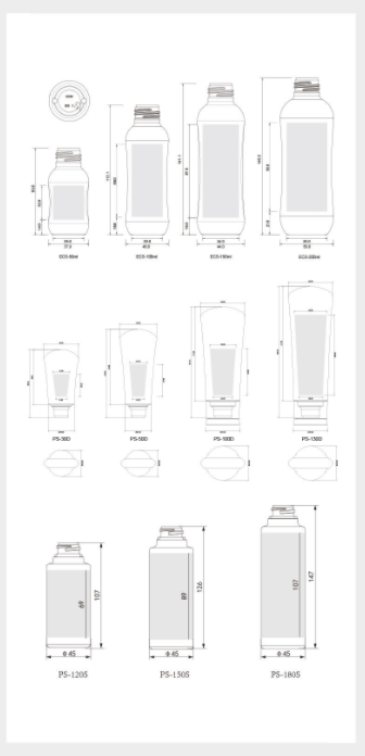 30ml,50ml,100ml,120ml,130ml,150ml,180ml,200ml PE Soft Tube bottle