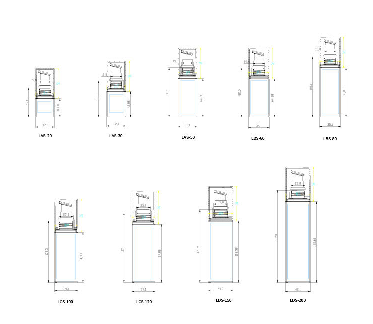 30ml,50ml,60ml,80ml,100ml,120ml,150ml PETG square lotion bottle