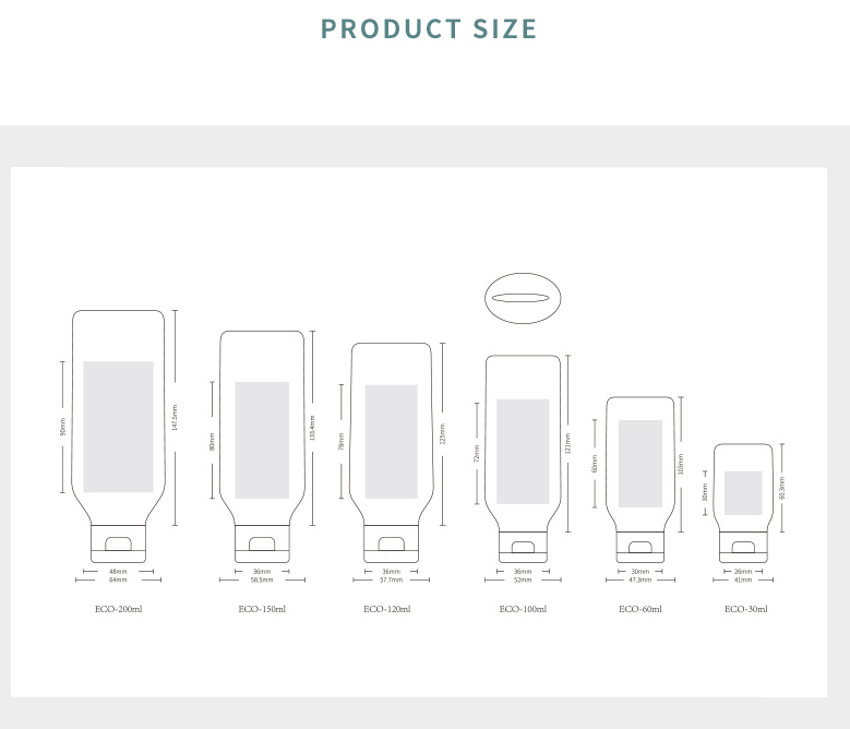 30ml,60ml,100ml,120ml,150ml,200ml PE Soft Tube