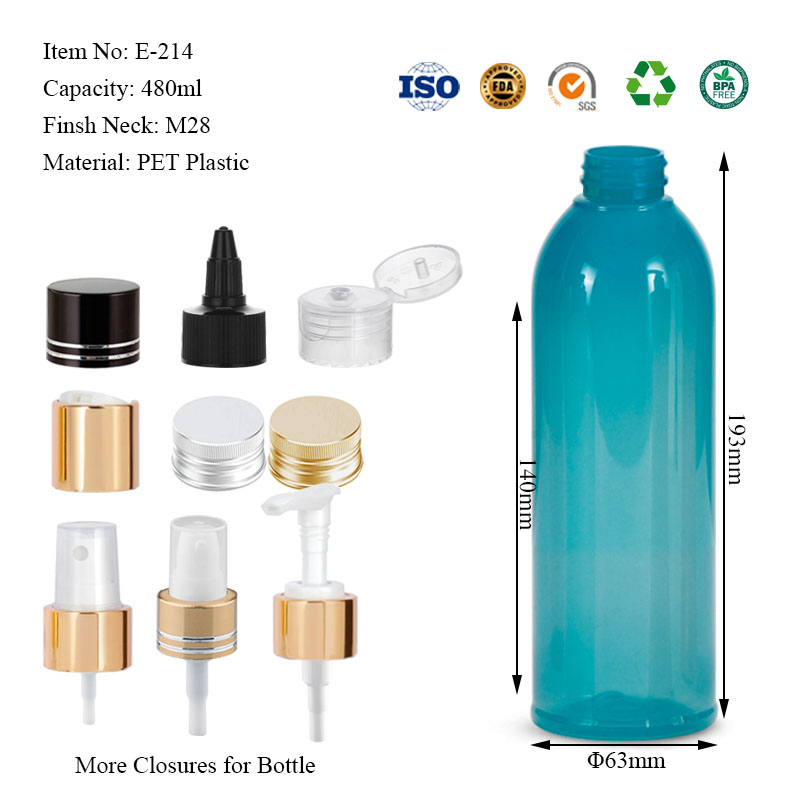 480ML convex-ring-bottom round bottle