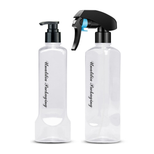 500ML ring-top round-bottom square bottle